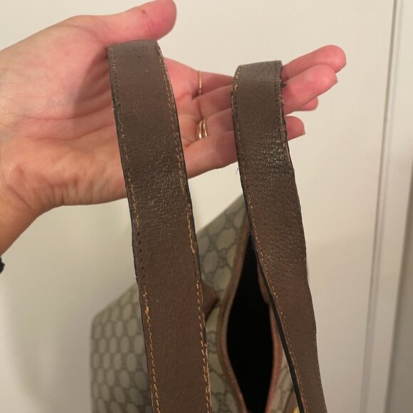 Authentic VINTAGE GUCCI Sherry Line Interlocking GG Tote Bag - Picture 13 of 16